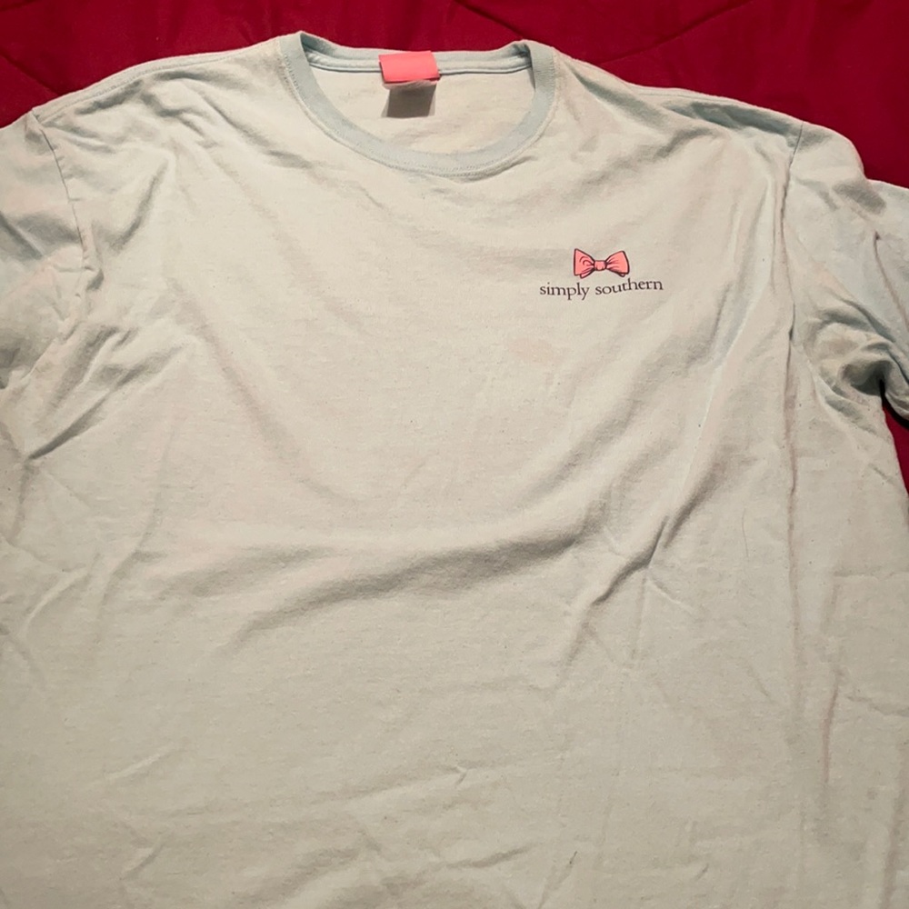 Light blue tee